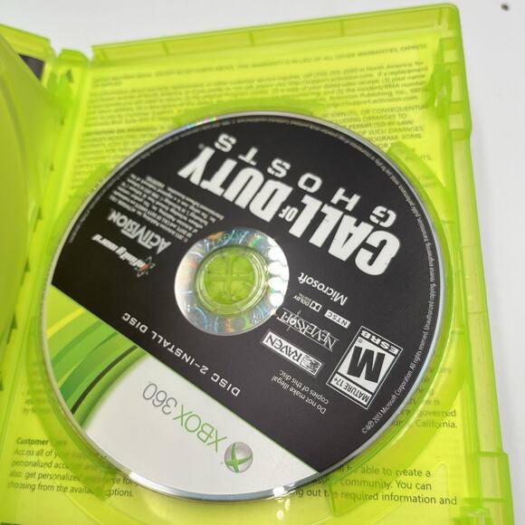 Call of Duty Ghosts Xbox 360 - Complete CIB - Picture 8 of 9